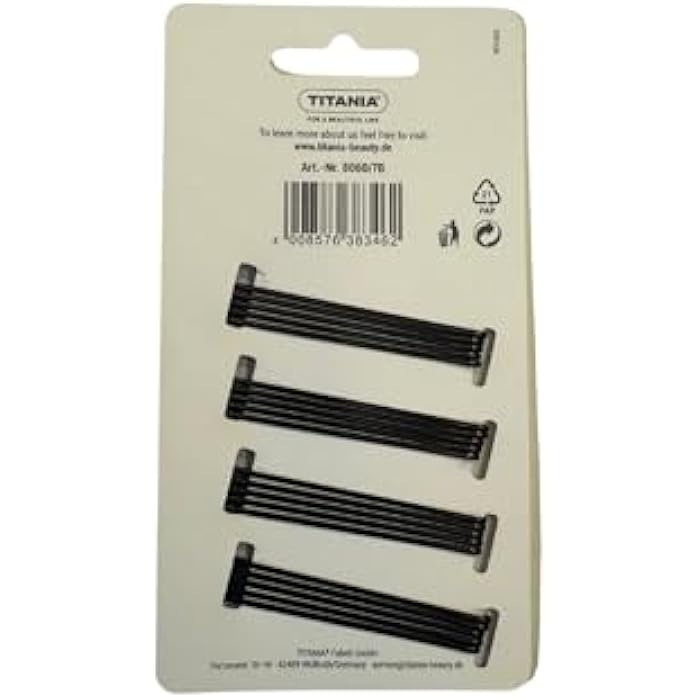 Titania Black Large Hairpin 20-8060/7B - Image 2